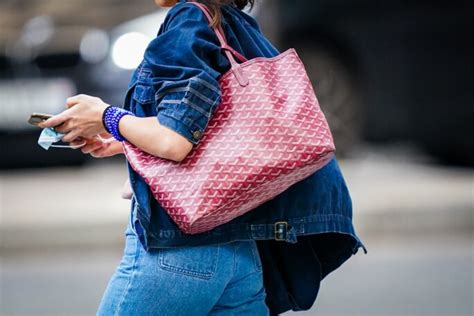 how to paint a goyard bag|spotted fashion Goyard bag.